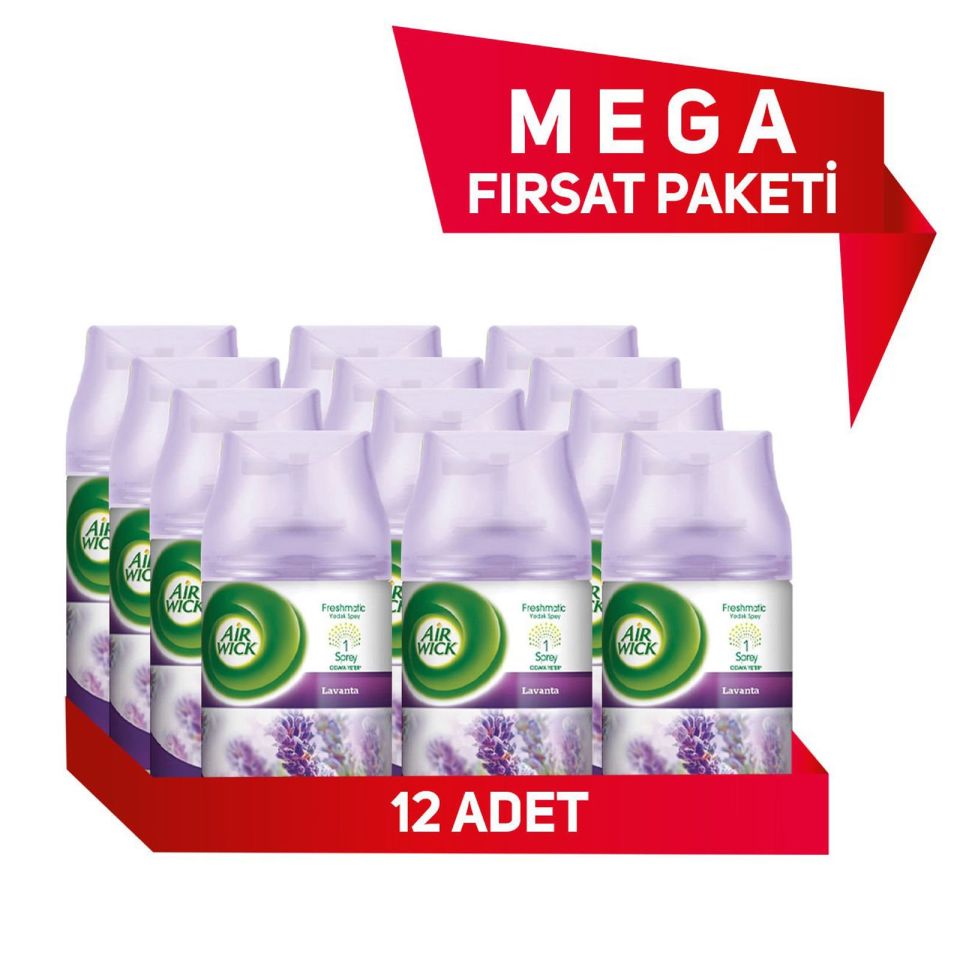 Air Wick Oda Kokusu Lavanta 250 Ml 12'li Paket