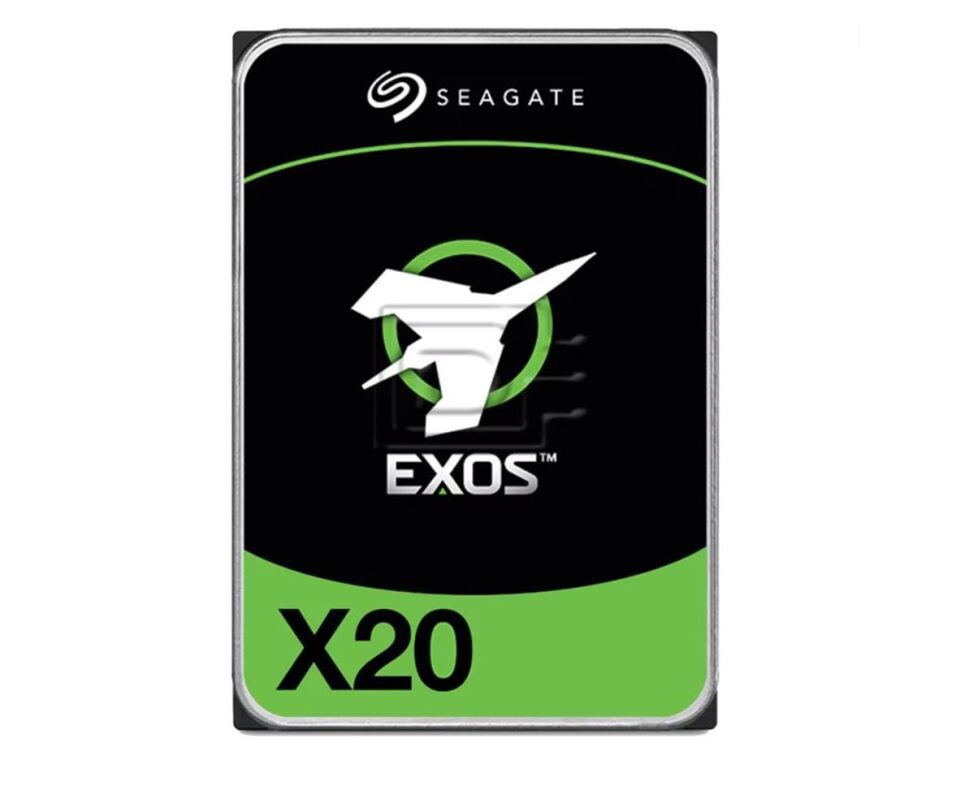 Seagate 20TB Exos X20 ST20000NM007D 3.5 7200 512e 7-24 Nas Sata Sabit Disk (Boğaziçi Garantili)