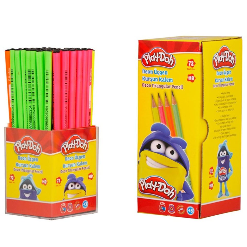 Play-Doh Kurşun Kalem Neon Üçgen PLAY-KK011
