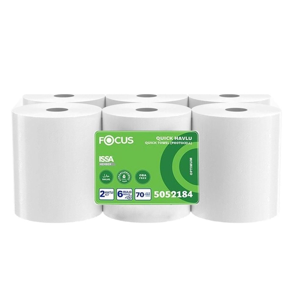 Focus Optimum Fotoselli Hareketli Kağıt Havlu 6'lı Rulo 3.5 Kg
