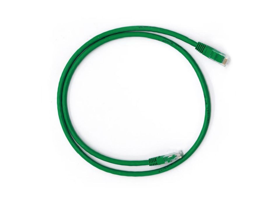 Vcom NP611B-N-2.0 Cat6 2.0MT Yeşil Utp Patch Kablo