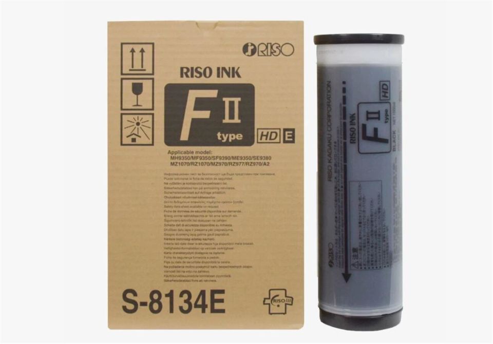 Riso S-6870 S-7124 RZ 970-6870 SF-9390 Orjinal Mürekkep E type HD Z type HD 4841