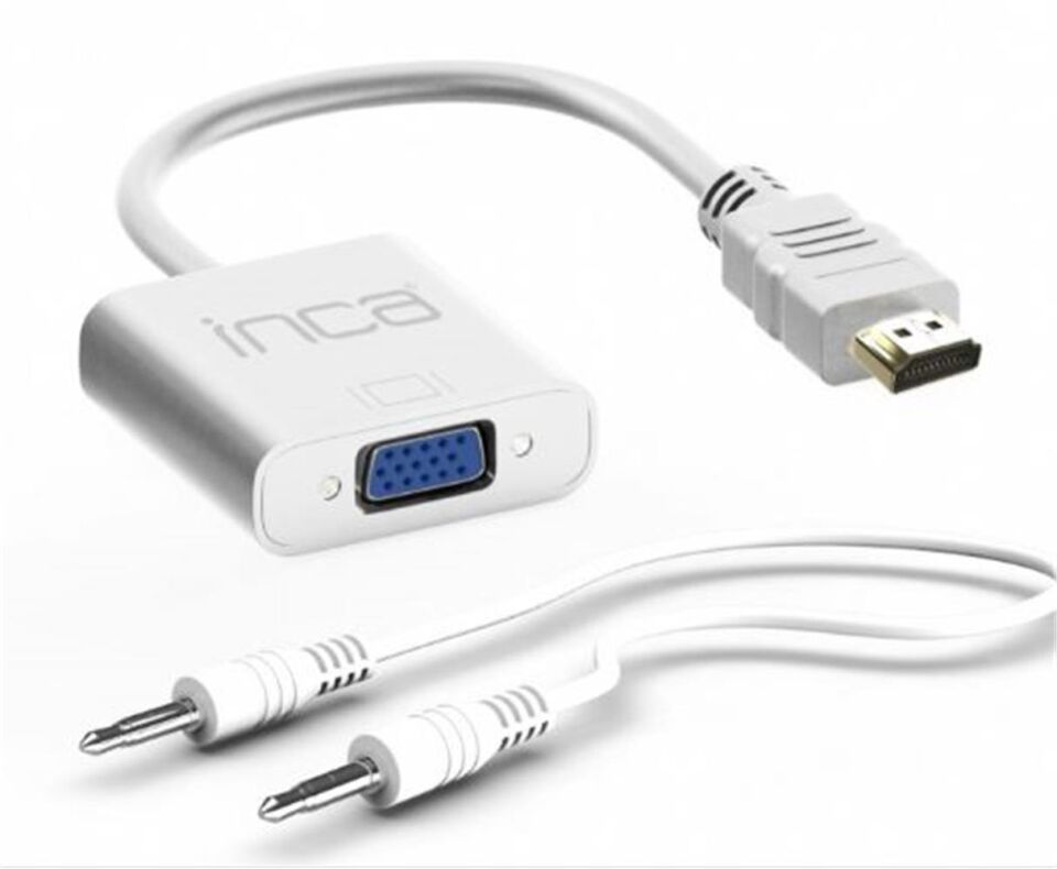 Inca IHTV-7TB HDMI TO VGA JAKLI SES KABLOSU 20CM KABLO