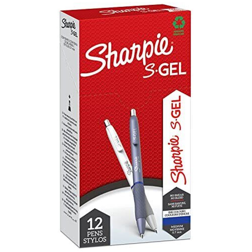 Sharpie Gel Fashion Jel Kalem Mavi-Beyaz Karışık Kutu