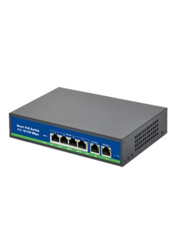 ISEE ISS-4026P 24 Port Poe+ 10-100 Mbps 2 Port 10-100-1000 Uplink Switch 300W