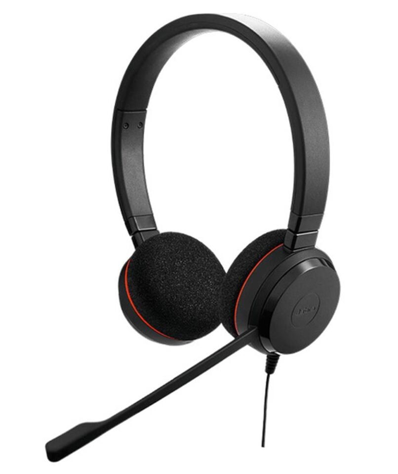 Jabra Evolve 20 Usb-Type C Bağlantılı Duo MS Kulaklık Mikrofon Çift Taraflı