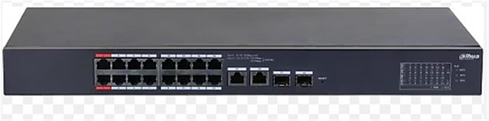 Dahua CS4218-16ET-135 16 Port 10-100-1000 Mbps Yönetilebilir Gigabit PoE Switch