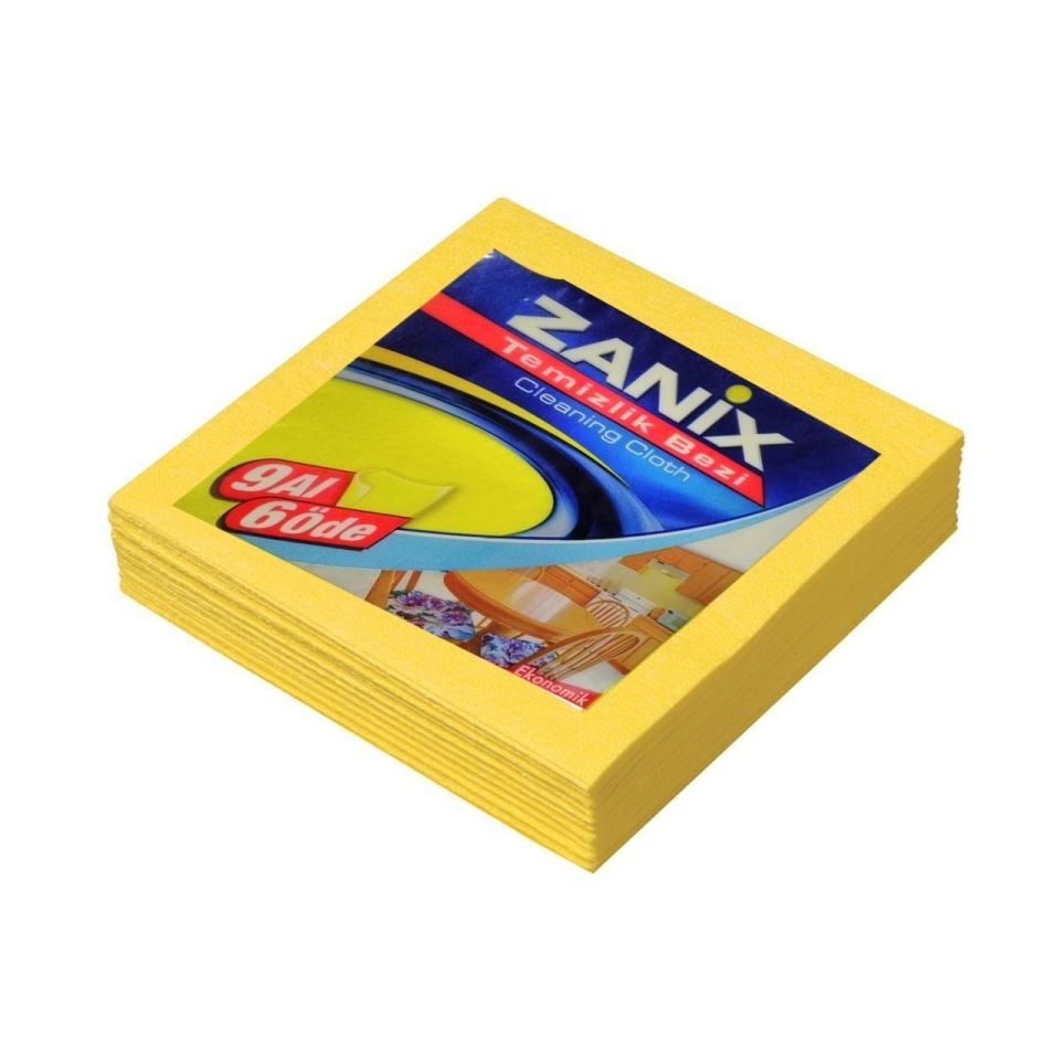 Zanix 9'lu Temizlik Bezi 35x35 cm