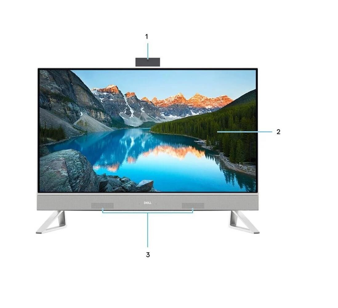 Dell EC242501020UBU i5-1334U 16GB 512GB FHD 23.8'' Ubuntu All In One Bilgisayar