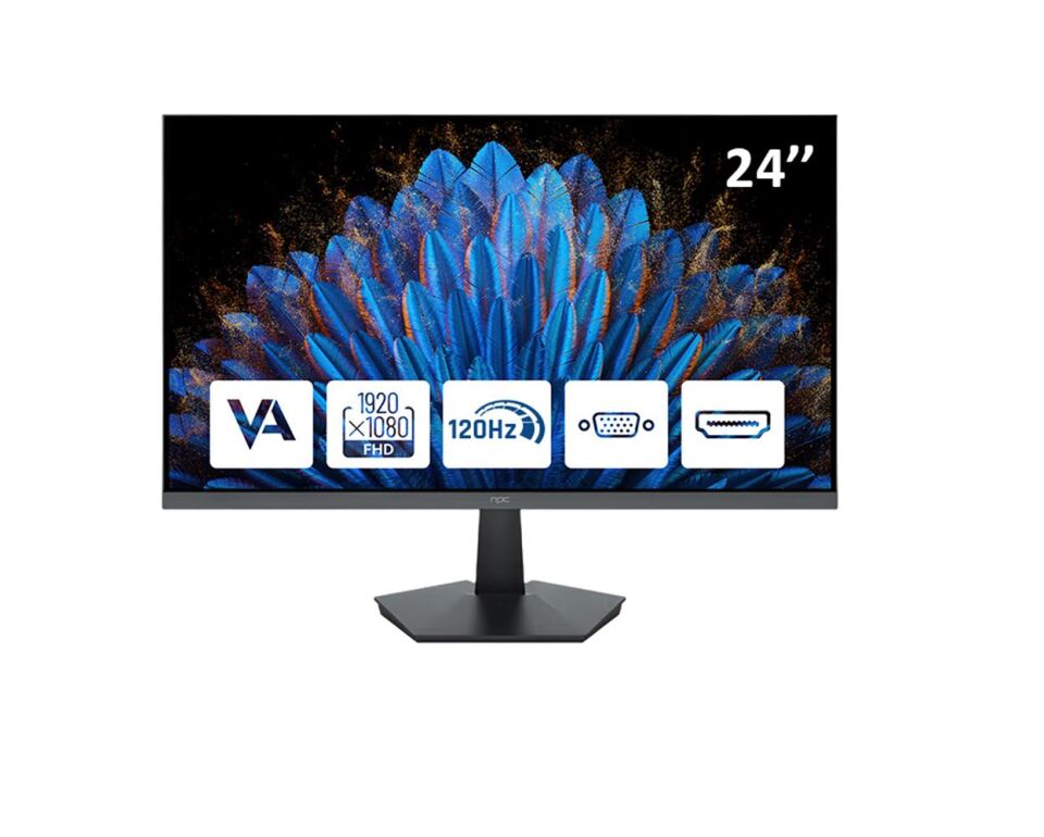 NPC 23.8'' MF2408-A 120Hz 5ms IPS FHD Hdmi+Vga Gaming Monitör
