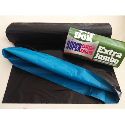 Star Plus Çöp Poşeti Ekstra Jumbo 80x110 Siyah 20'li