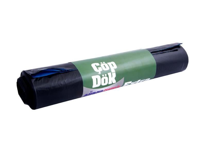 Star Plus Çöp Poşeti Ekstra Jumbo 80x110 Siyah 20'li