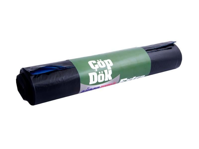 Star Plus Çöp Poşeti Ekstra Jumbo 80x110 Siyah 20'li