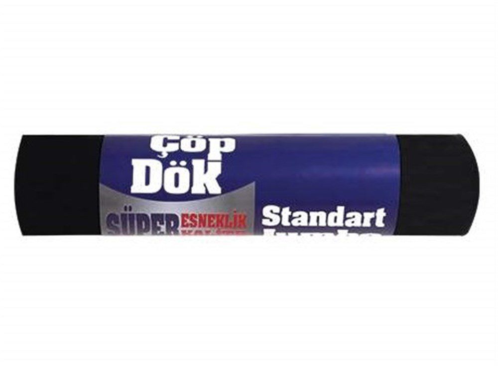 Star Plus Çöp Poşeti Jumbo 80x110 Siyah 20'li