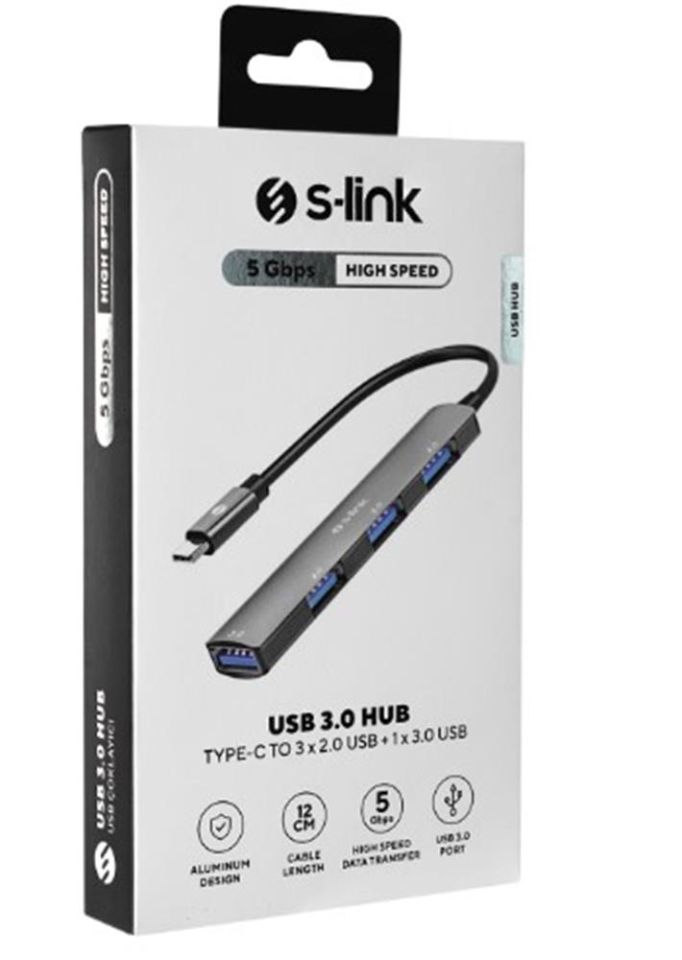S-link SL-U370 7 Port Usb 3.0 Adaptörlü Usb Hub