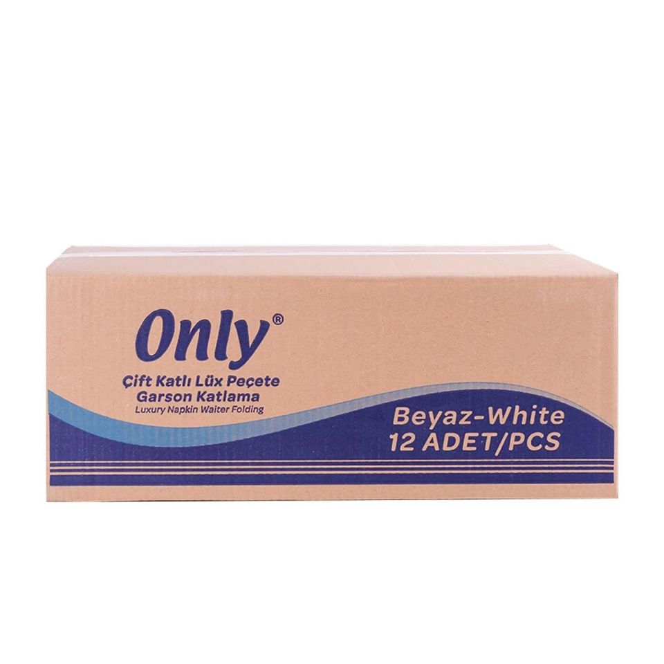 Only 33x31 Cm Garson Katlama 100'lü Peçete 12 Adet