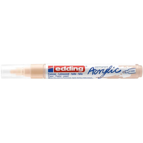 Edding Markör Akrilik Orta Uçlu 2-3 MM Bej 255 5100