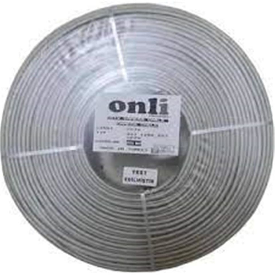 Onli  4+1 1x0,50 mini Coax 4x0,50mm 100 metre CCA Kamera Kablosu