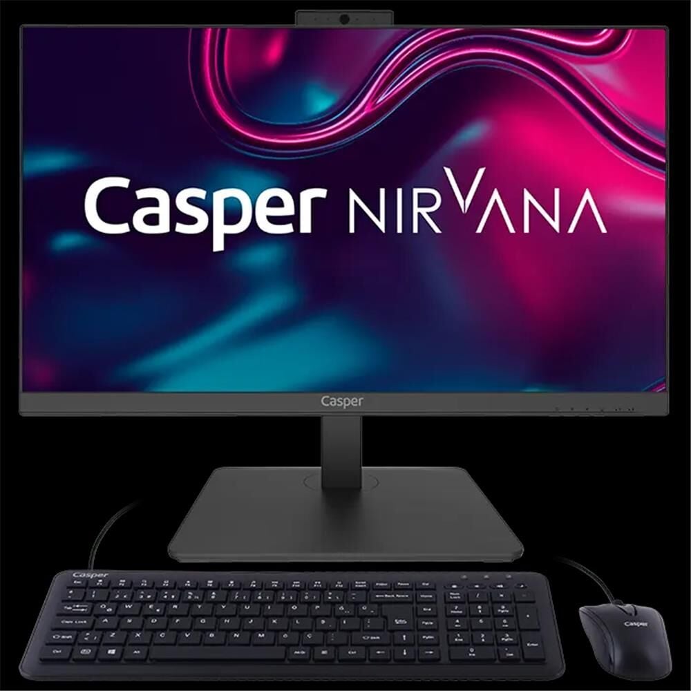 Casper Nirvana A90.1362-DD00A-V-S Siyah Intel Core i7 13620H 32GB RAM 250GB W11H Pivot All In One