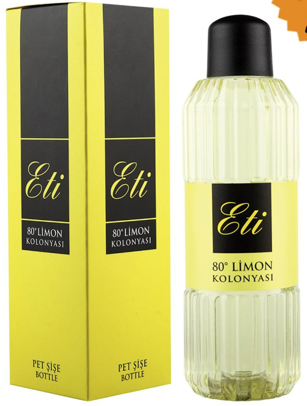 Eti Limon Kolonyası 350 ml Kutulu  Pet Şişe