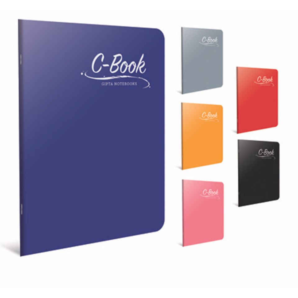 Gıpta C Book Dikişli Plastik Kapak Defter A5 60 Yp.Kare