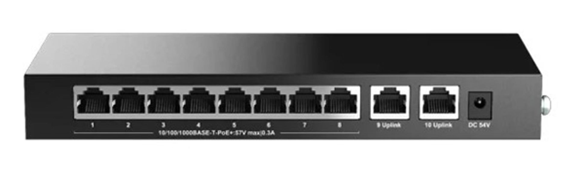 Nova ND1P2412L 24 Port Poe+ 10-100 Mbps 1 Port 10-100-1000 Mbps Uplink  2 Port SFP Switch 300W