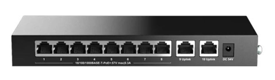 Nova ND1P2412L 24 Port Poe+ 10-100 Mbps 1 Port 10-100-1000 Mbps Uplink  2 Port SFP Switch 300W