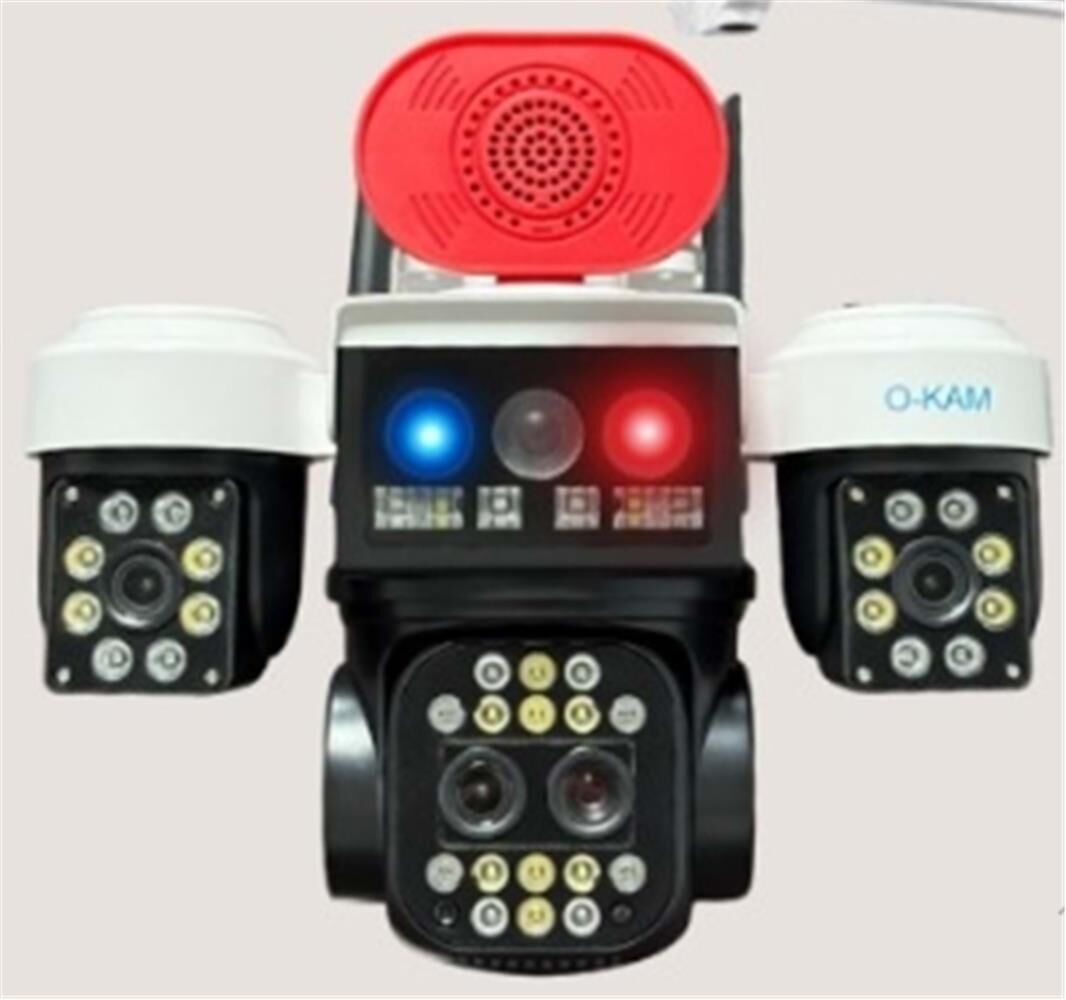 OKam O-Kam 8095 3 Lens Sirenli Çakarlı Wifi Solar Kamera