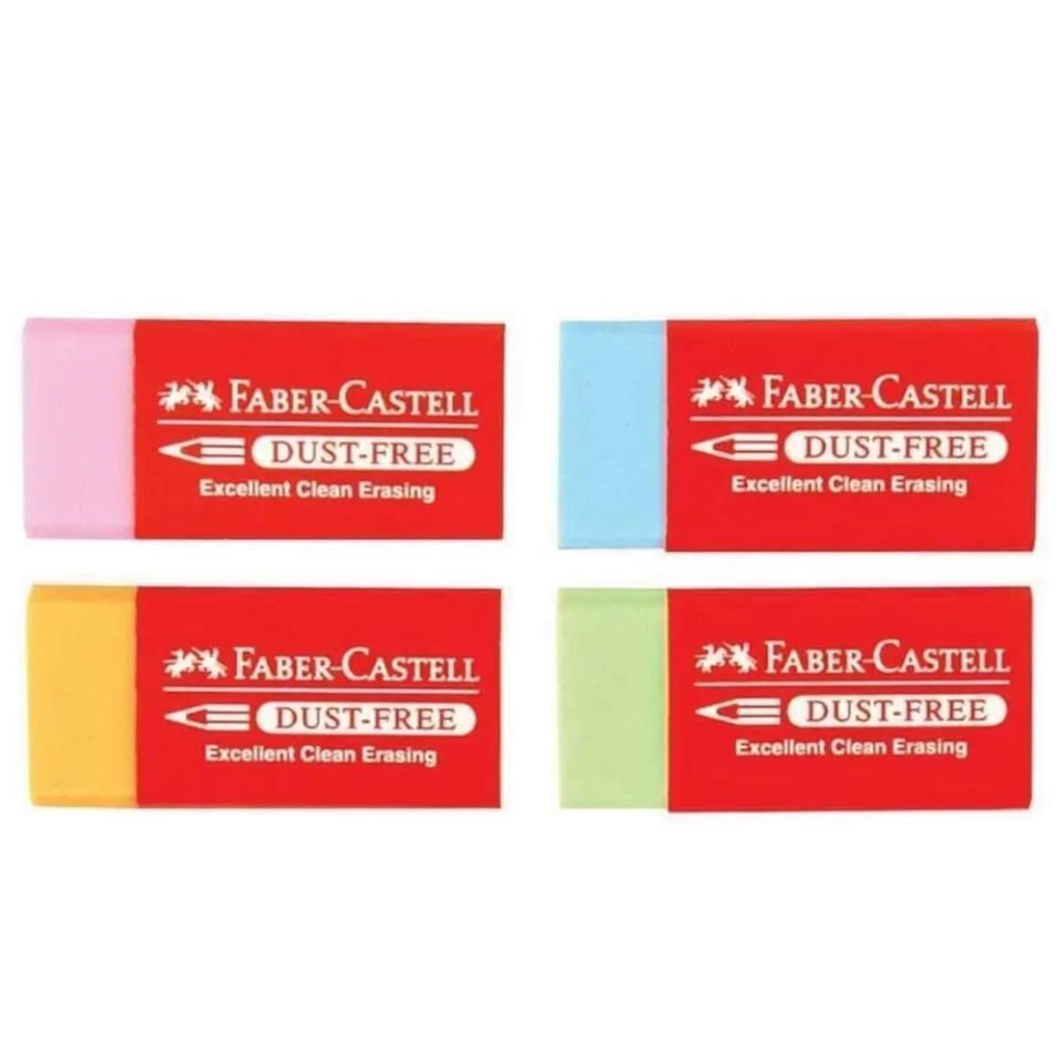 Faber-Castell Öğrenci Silgisi Dust Free 24 LÜ Renkli 18 71 25