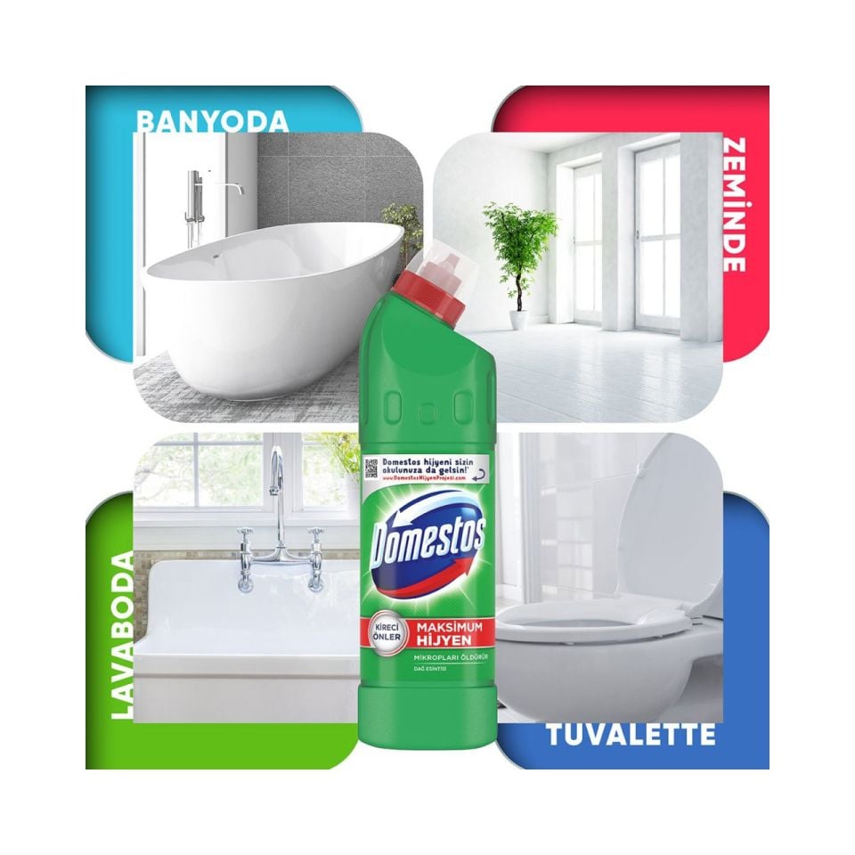 Domestos Çamaşır Suyu Dağ Esintisi 750 Ml