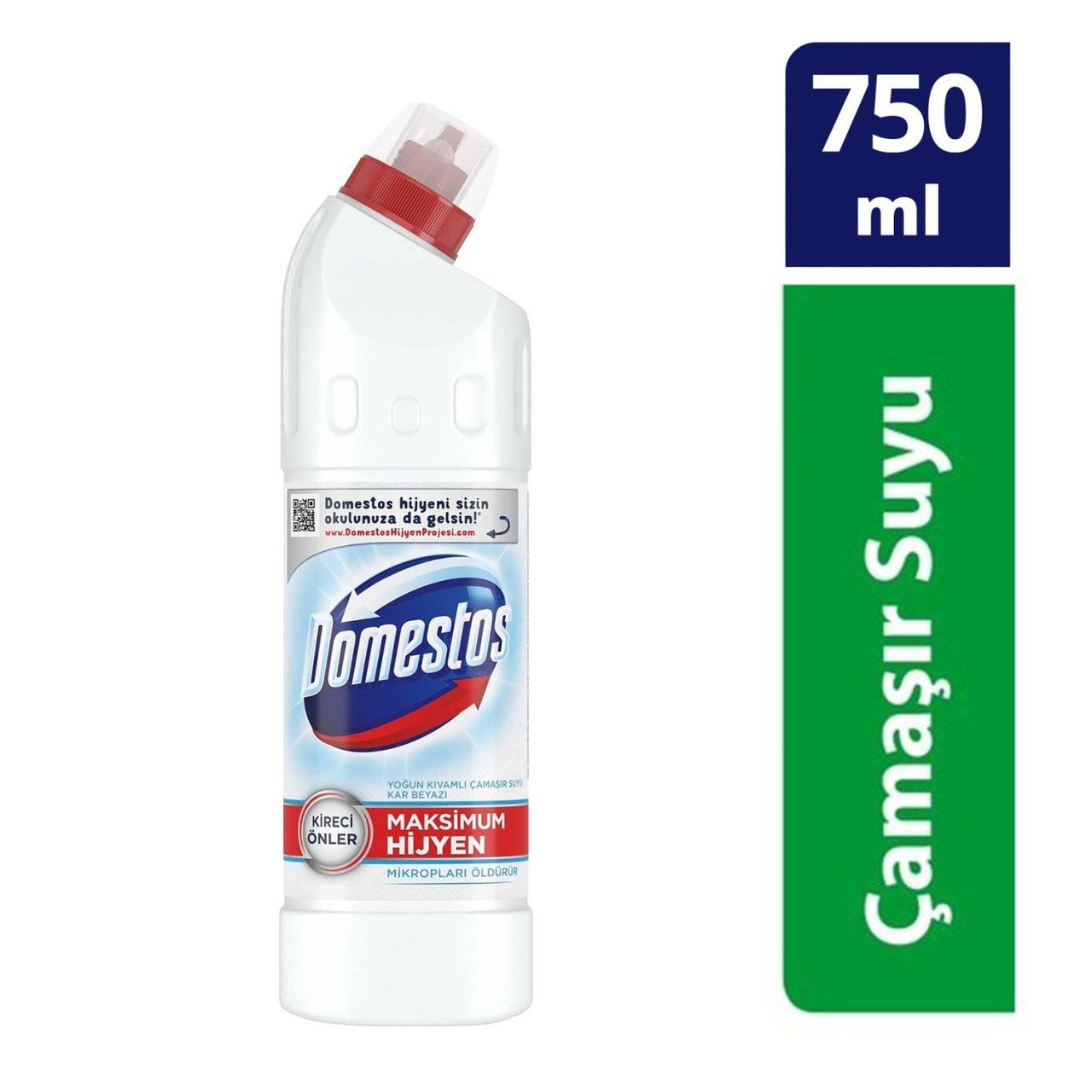 Domestos Çamaşır Suyu Kar Beyazı 750 Ml