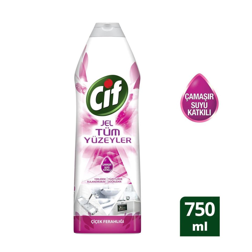 Cif Jel Tüm Yüzeyler Çiçek Ferahlığı 750 Ml