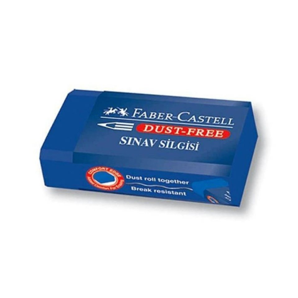 Faber-Castell Sınav Silgisi Dust Free 24 LÜ Mavi (18 72 02) 5130187170