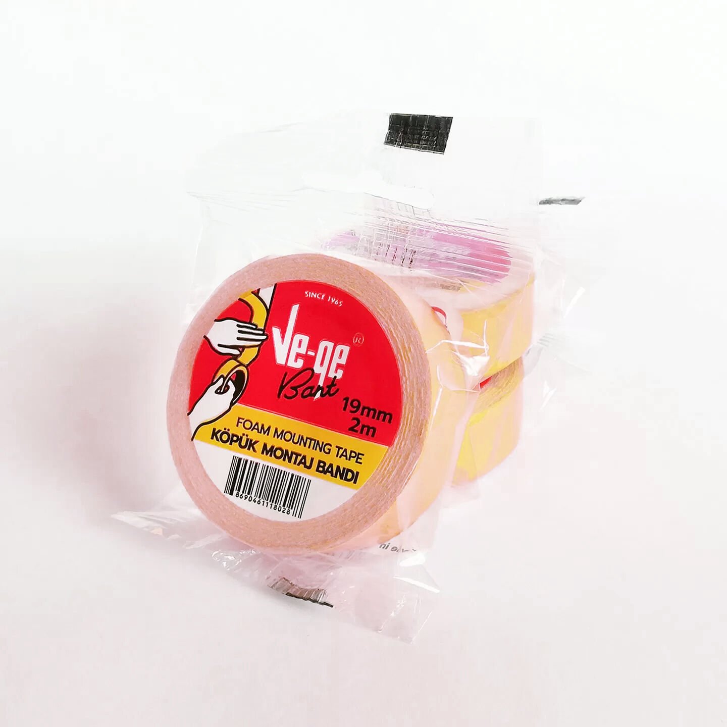 Ve-Ge 19mmx2m Köpük Montaj Bandı Vege