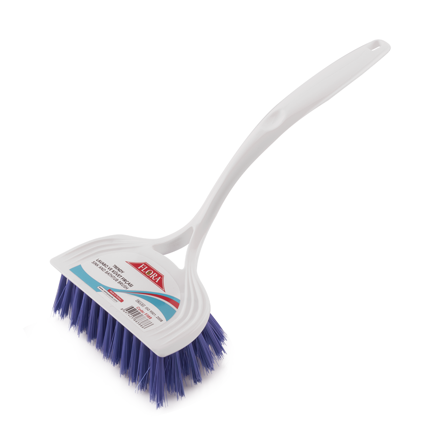 Flora Trendy Lavabo ve Küvet Fırçası