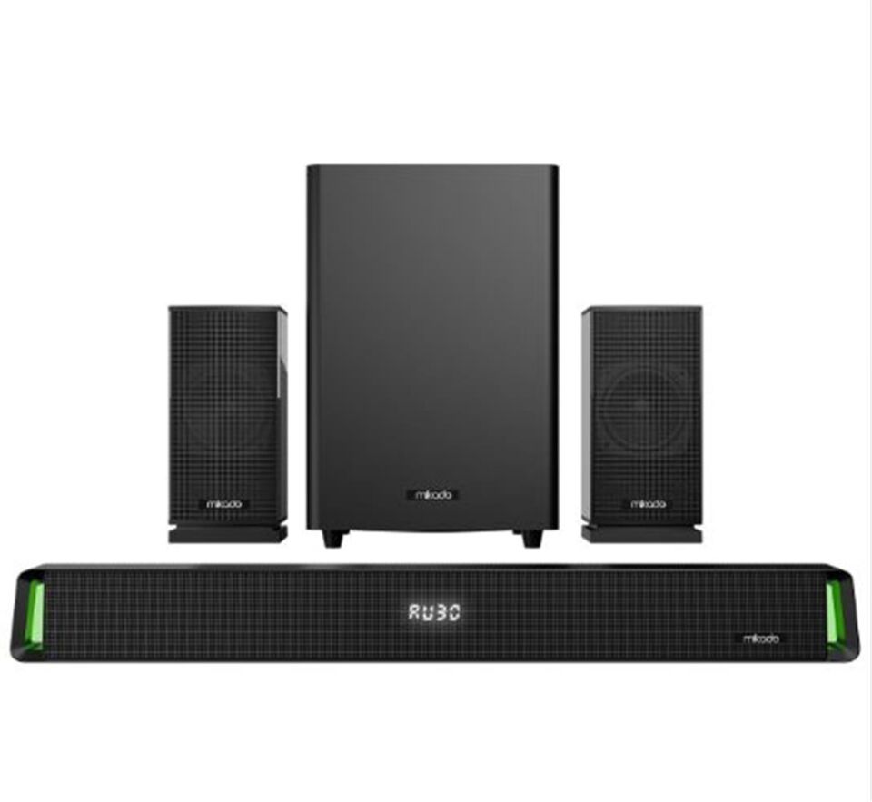 Mikado MD-SBT35 SonicBar Siyah 160W RMS BT+AUX+USB+HDMI-OPTICAL Ev Sinema Soundbar Speaker