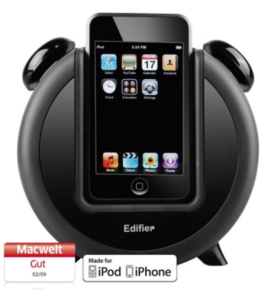 EDIFIER Image Series IF200PLUS 6W RMS iPod, Hoparlör Siyah, BLUETOOTH
