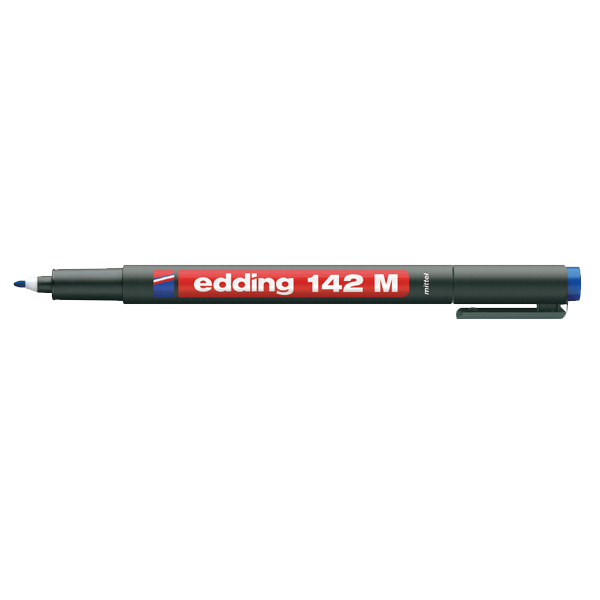 Edding Asetat Kalemi Permanent M Seri 1 MM Mavi 142 M