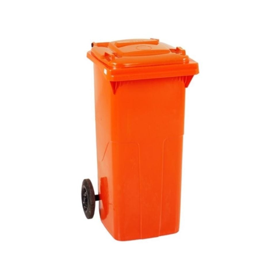 Çöp Konteyneri Turuncu 120 lt