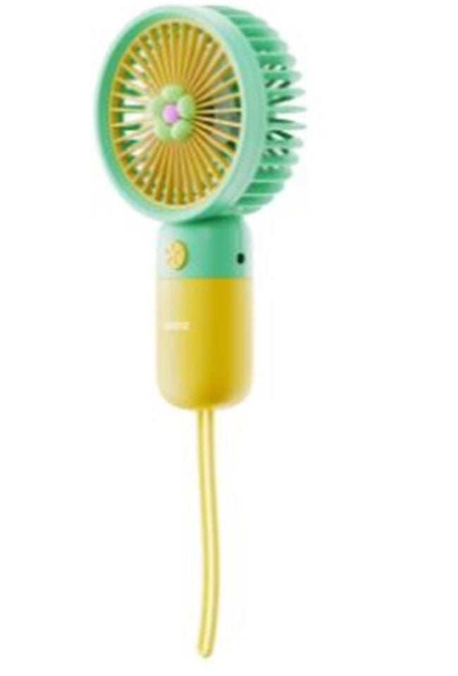 Asonic AFN24 Sarı 250mAh Elde Taşınabilir Masaüstü Usb Fan