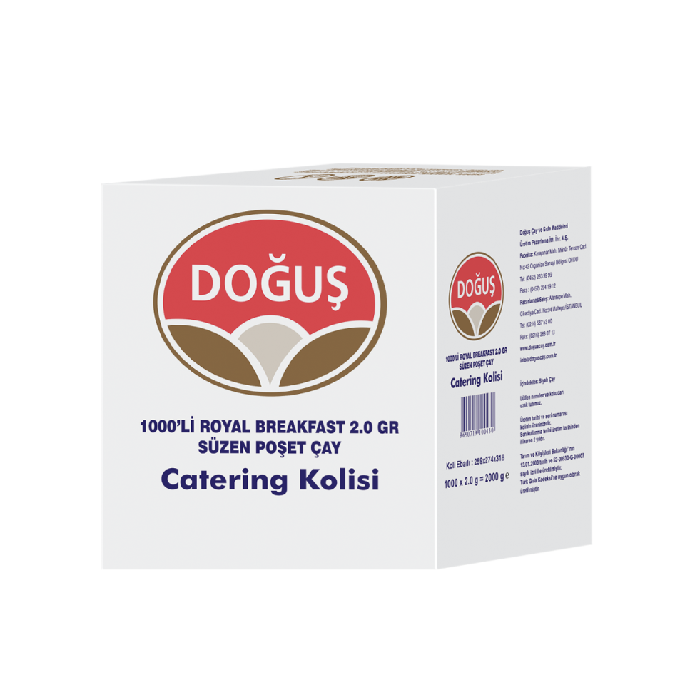 Doğuş Royal Breakfast Bardak Poşet Çay 1000x2G