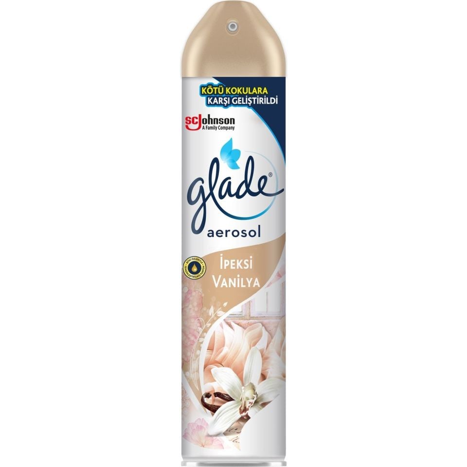Glade Aerosol İpeksi Vanilya 300 ml