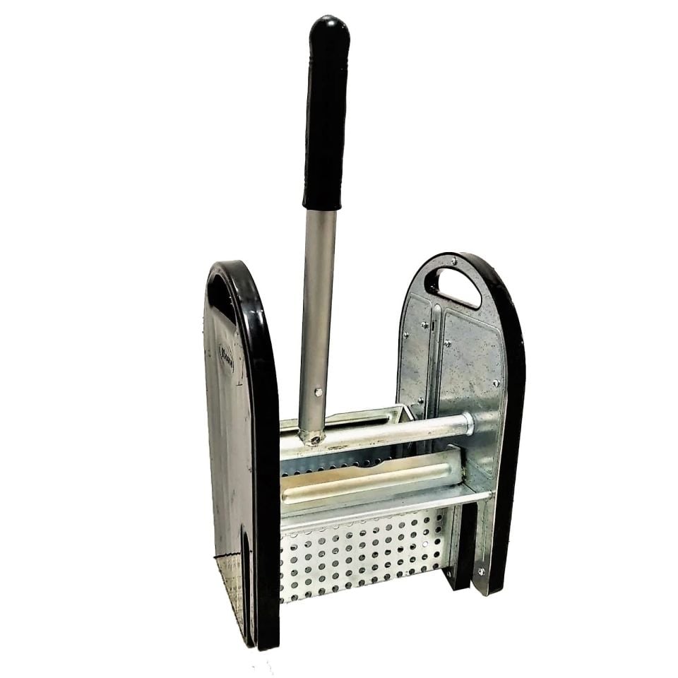 Temizlik Kat Arabası Yedek Press Krom