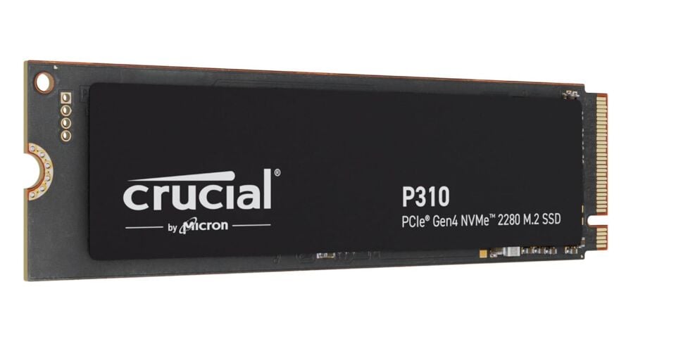 Crucial 500GB P310 PCIe Gen4 NVMe M.2 SSD CT500P310SSD8 (6600-3500 MBs)