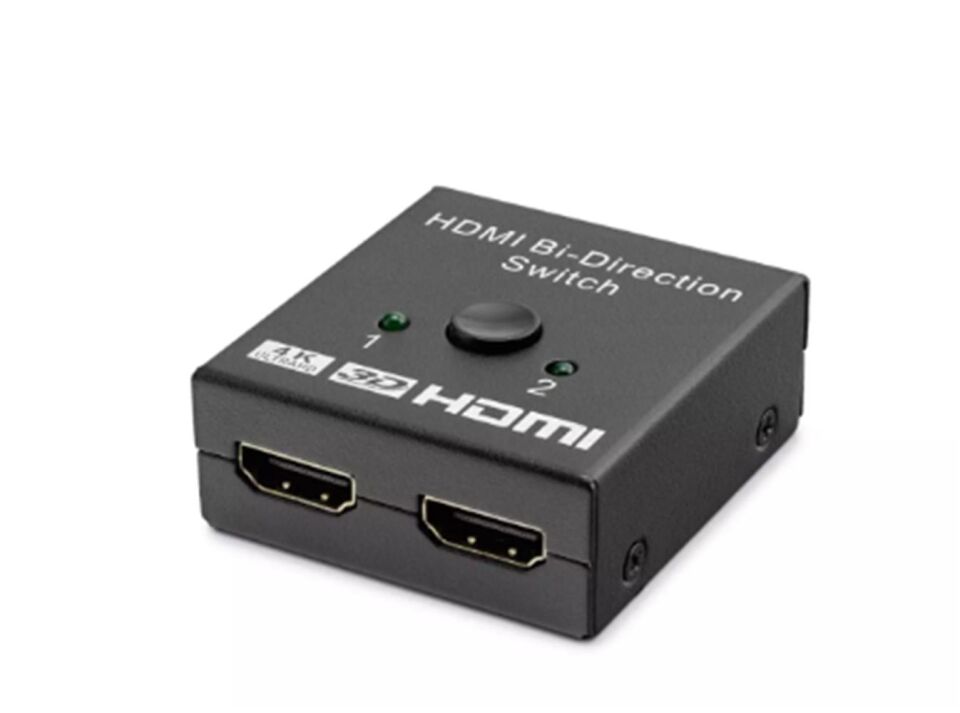 Hadron Hdx1296 2 Port Hdmi Switch 2Giriş 1Çıkış Bi-Direction 4K Ultra HD ve 3D HDMI 1.4 - 2.0 uyumlu