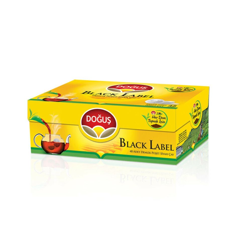 Doğuş Black Label Demlik Poşet Çay 48 Adet