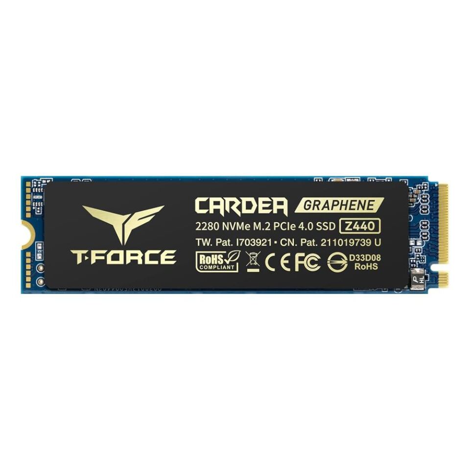 Team 1TB Team T-Force TM8FP7001T0C311 CARDEA ZERO Z440 5000-4400-MB-s M.2 Nvme PCIe Gen4 x4 SSD Disk
