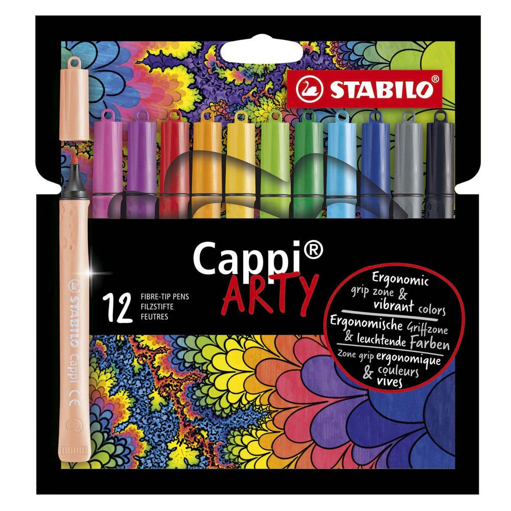 Stabilo Cappi Arty 12li Keçe Uçlu Kalem 168-12-1-20