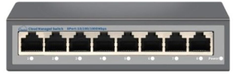Nova NVC-HIS218G 8 Port Full Giga Cloud Non Poe Ethernet Switch