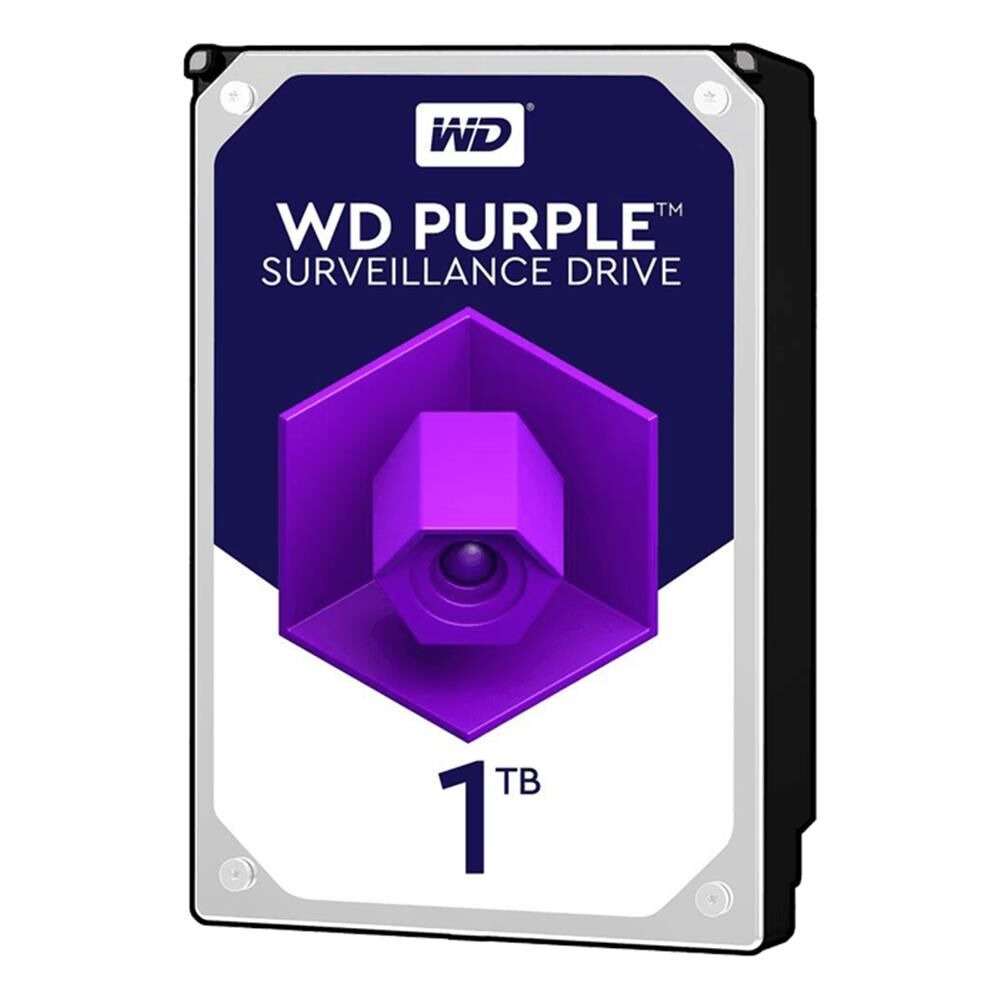 Wd 1Tb Wd10Purx Purple 3,5'' 64Mb 5400Rpm   Harddisk (İthalat)